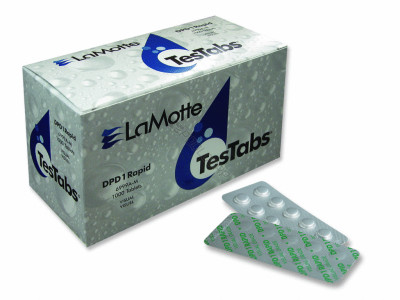 LaMotte Chlorine DPD #1 Rapid Tablet, 100 Sheets of 10, 6999A-M