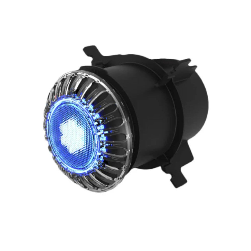 Spa Electrics Atom 3" Nicheless Blue LED Light, Concrete Mount Kit, 100' Cable