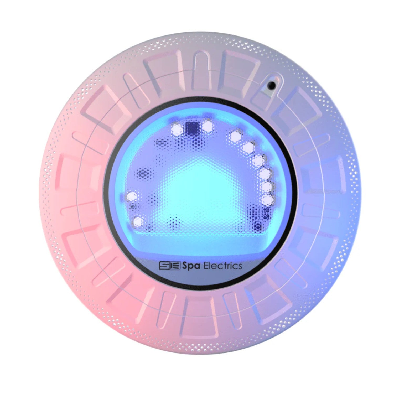 Spa Electrics R10 RETRO 10" Blue LED Light, Niche Adapter, Grey Rim, 0.5' Cable with Joiner