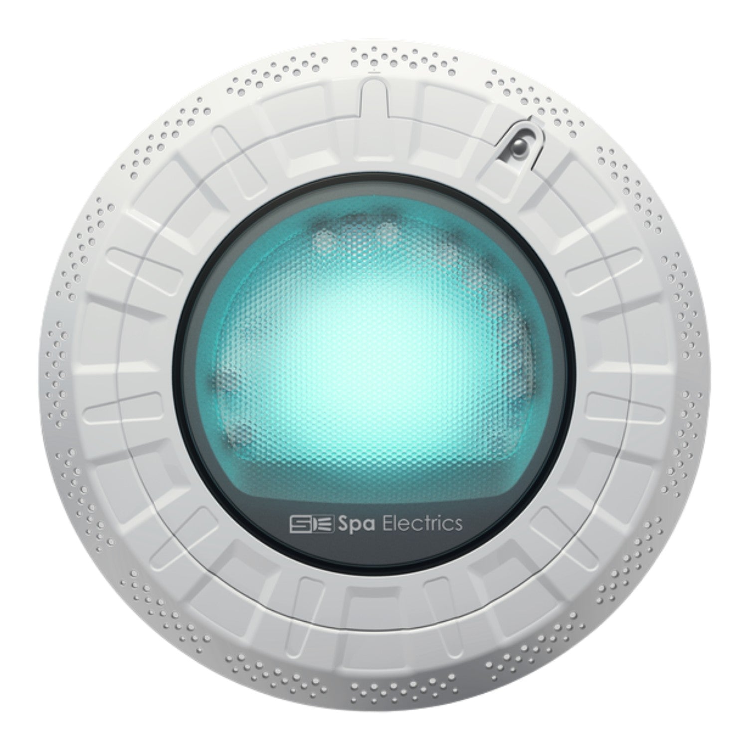 Spa Electrics R10 RETRO 10" Warm White 3000K LED Light, Hayward Niche Adapter, White Rim, 0.5' Cable with Joiner