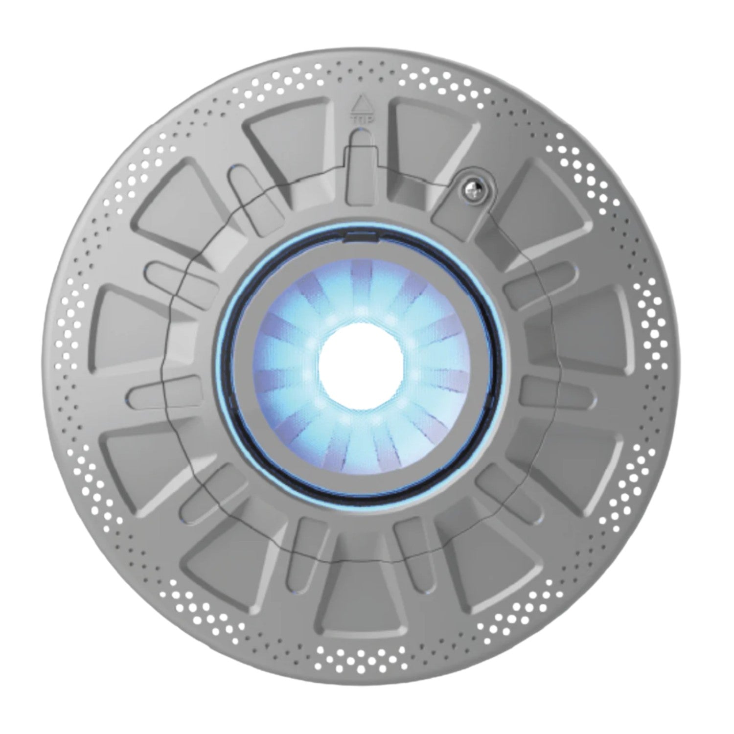 Spa Electrics R6 RETRO 6" White 4000K LED Light, 6" Niche Adapter, Grey Rim, 0.5' Cable with Joiner