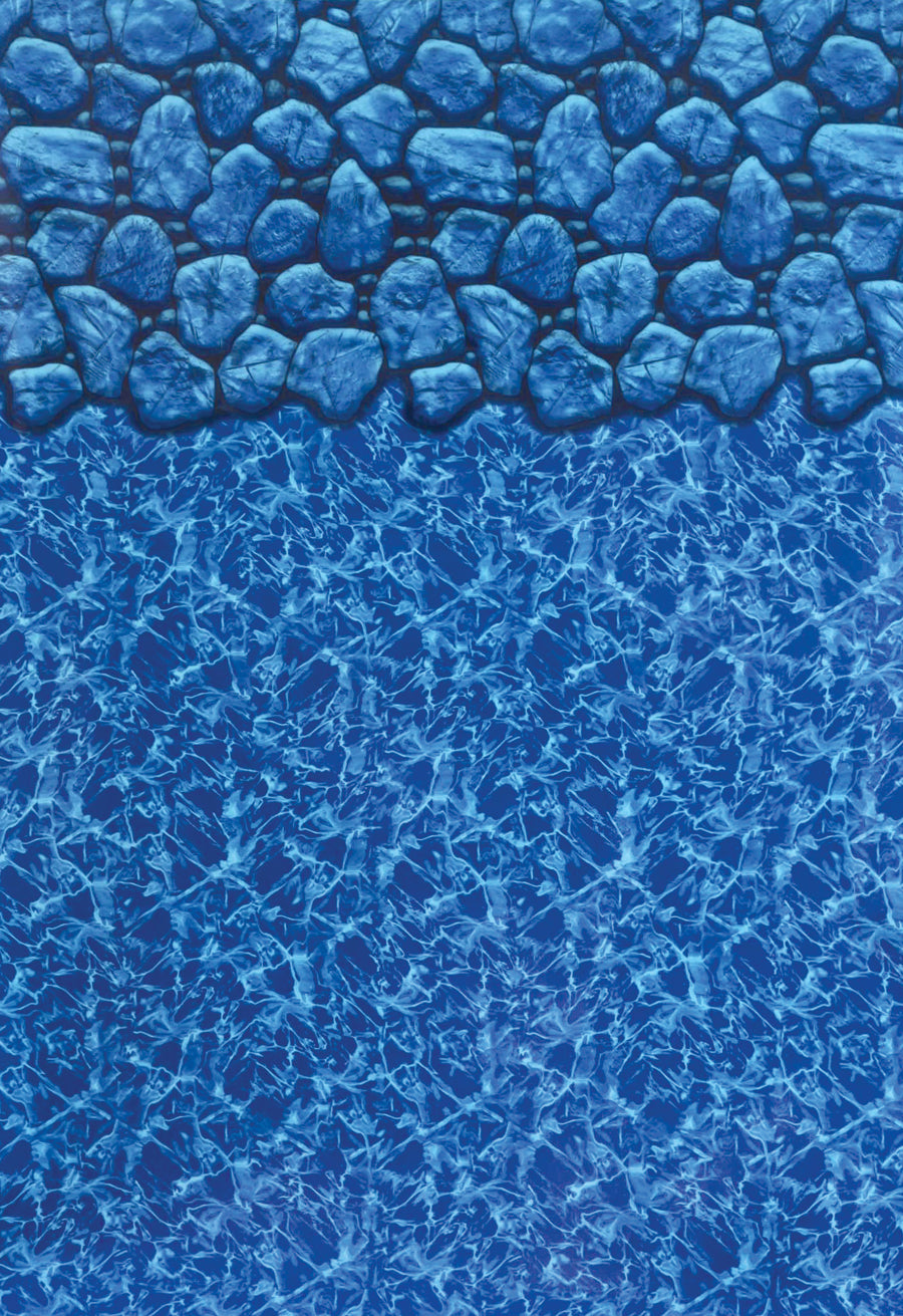 8' x 12' Oval Pebble Springs 15 Mil Overlap Pool Liner (5-0812 PEBBLE)