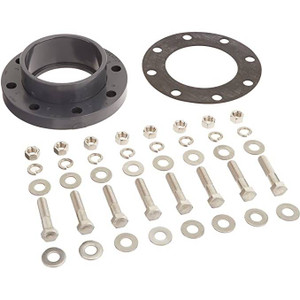 Pentair 6" Flange Assembly Kit with Gasket and Stainless Steel Hardware, 357263
