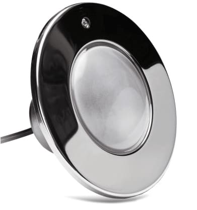 J&J Electronics PureWhite LED Pool Light LI Series, 120V Cool White300W 50' Cord, LPL-F1W-120-50-P