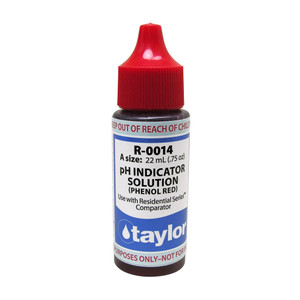 Taylor pH Solution - 3/4 Oz Dropper Bottle, R-0014-A