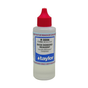Taylor R-0006-C Base Demand Reagent - 2 Oz (60 mL) Dropper Bottle