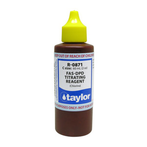 Taylor FAS-DPD Titrating Reagent - 2 Oz, Dropper Bottle, R-0871-C