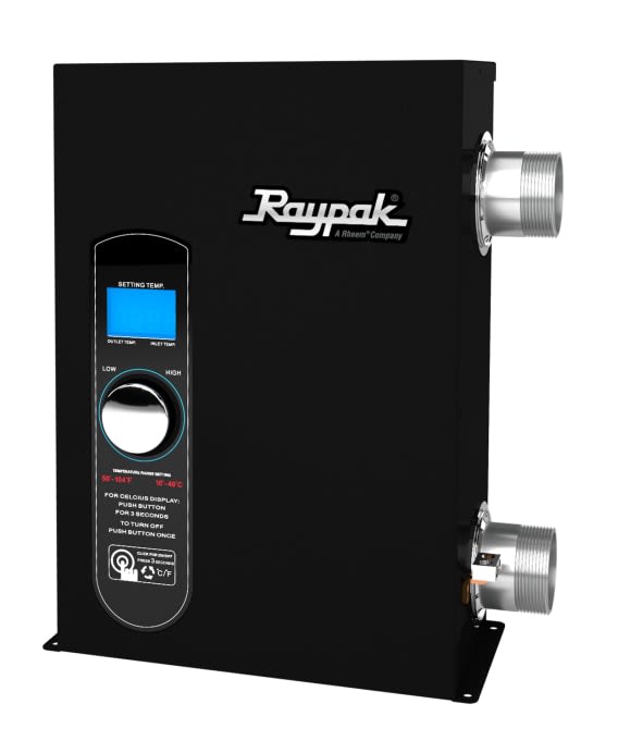 Raypak E3T Digital Pool Electric Heater 27KW 92,128 BTU