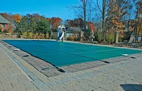 Merlin SmartMesh 18' X 36' (Rectangle) Green Safety Pool Cover, 5M-T-GR