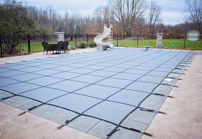 GLI ProMesh 18' X 36'(Rect.) Gray Inground Safety Cover
