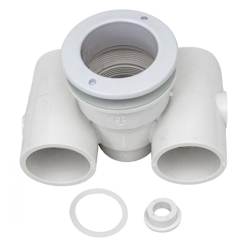 JET AIR III BODY ASSEMBLY WHITE HAYWARD SKT 1.5" AIR x 1.5" WATER
