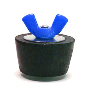 #8 Winter Plug 1.5" Pipe Colored Wingnut (Blue), SP208CC