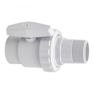 Hayward 1.5" MPT X1.5" FPT ABS Trimline Ball Valve, SP0723