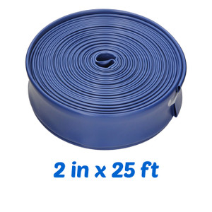 Super-Pro 2" x 25' Deluxe Backwash Hose, 216WBUSS025