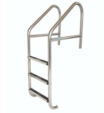 S.R. Smith Standard Crossbrace Plus 3-Step Commercial Ladder, Marine Grade - Stainless Steel Treads