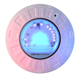 Spa Electrics Retro 10 Series Mutli + White LED Light with White Faceplate