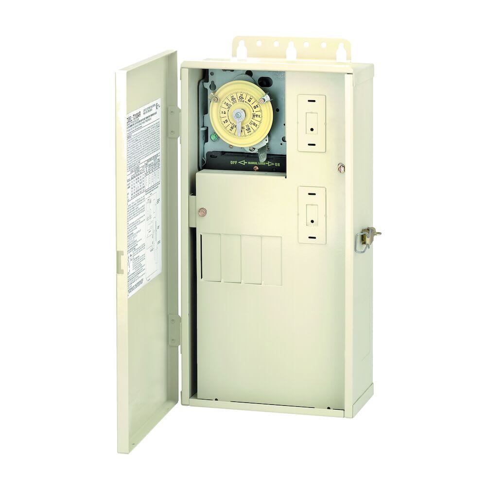 Intermatic 60 Amp Load Center with T104M Mechanism, 4-Breaker Spaces