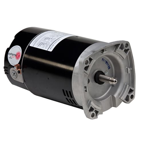 U.S. Motors Replacement Square Flange Pool & Spa Motor 56Y Frame Standard Efficiency, 115/230V 1HP Full Rated 1.5HP Up Rated