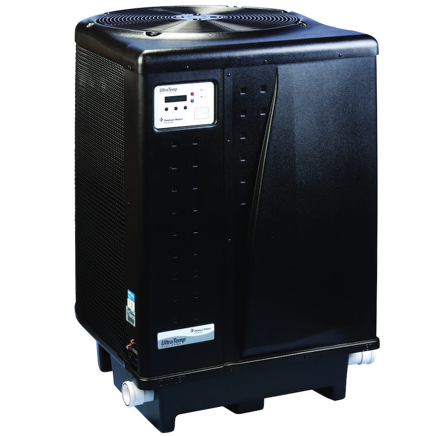 Pentair UltraTemp 140C Black Plastic High Performance Heat Pump; 140K Btu