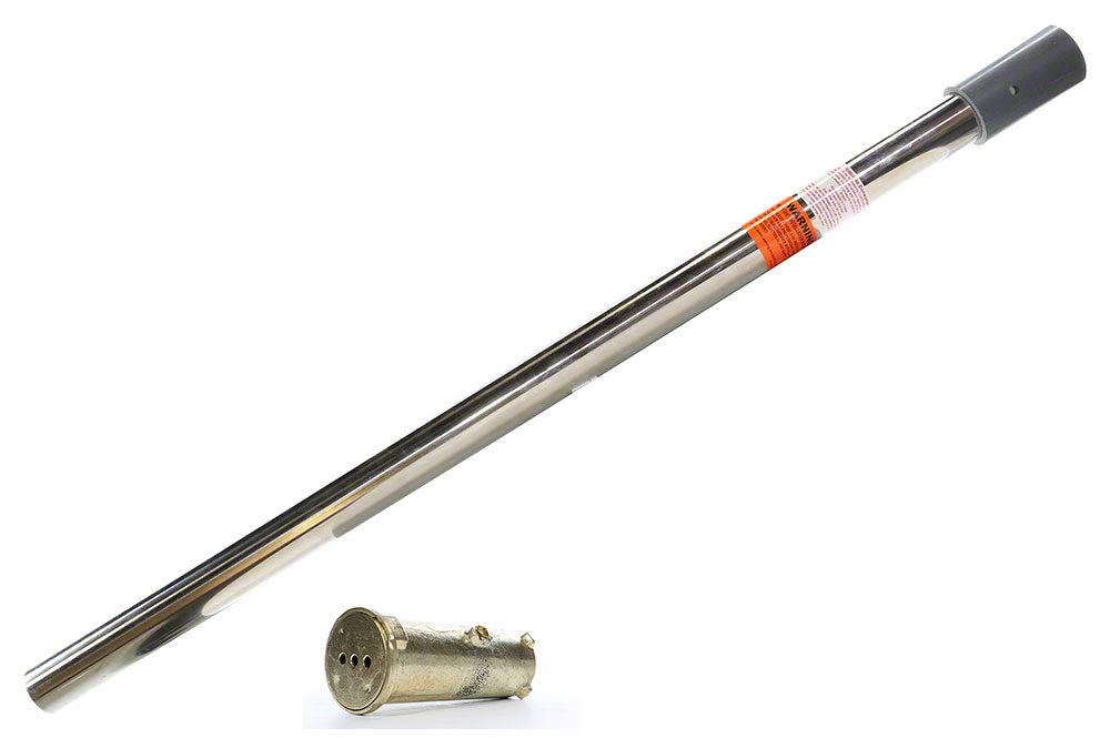 Destination In-Pool Table Support Pole With Anchor - 18 Inches Tall - 316L Marine Grade