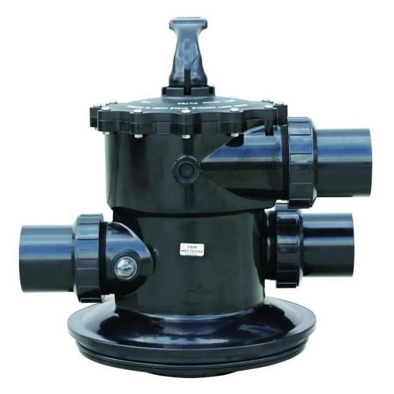 Waterco Multiport Valve for use with Sand Filters, 1.5" Top Mount Valve for Exotuf Filters with 6" Clamp Neck Praher