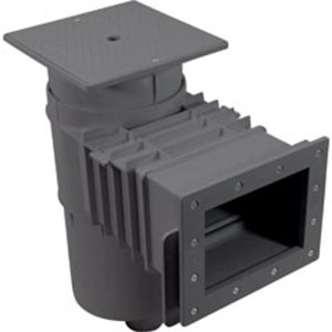 Hayward Dark Gray 2" FIP Auto-SkimAutomatic Skimmer With Square Cover, SP1084DGR
