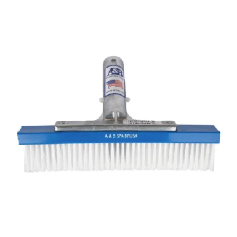 A&B 9" Budget Spa Brush White Plastic Bristles | 2003-AB