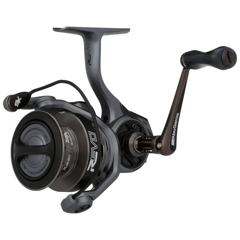 Abu Garcia Revo SX Spinning Reel, Smooth Carbon Drag, 6.2:1 Gear Ratio, Size 40