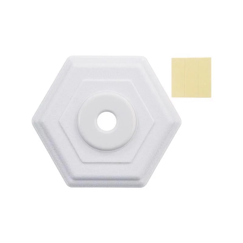 Ace 5 in. L Rubber White Wall Door Stop Mounts to wall 5 in.