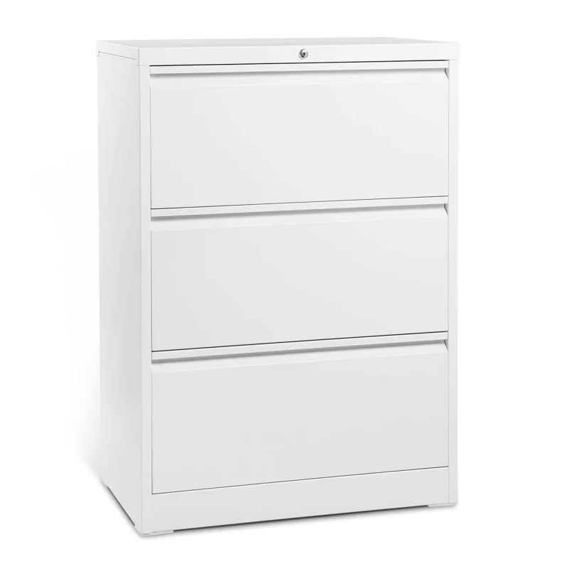 AOBABO 3 Drawer File Cabinet w/Lock for Letter/Legal Size Paper (Open Box)