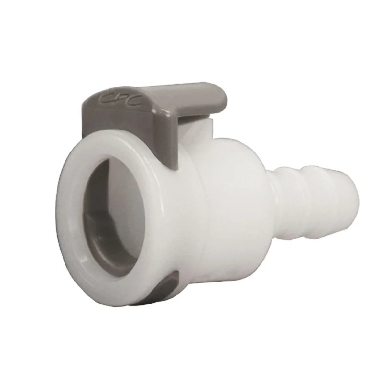 APC17004 Non-Valved In-Line Hose Barb Coupling Body 1/4 ID Barb