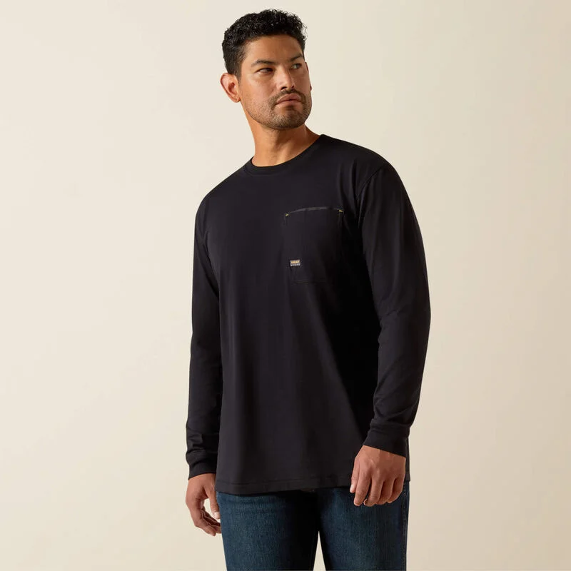Ariat Rebar Workman Graveyard T-Shirt (Black) Size XL