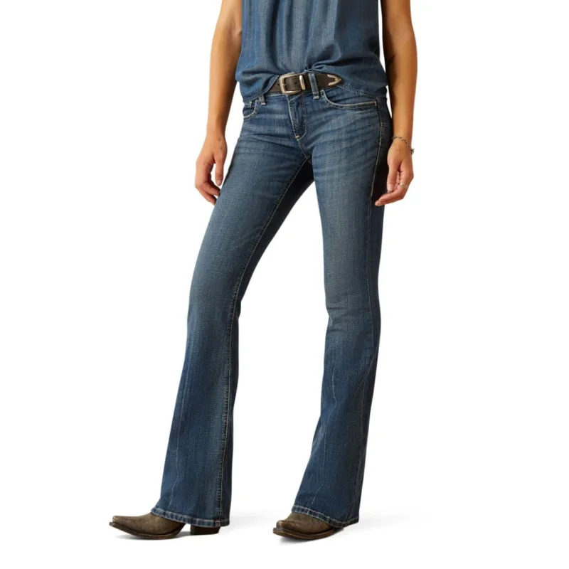 Ariat Women's Perfect Rise Flare Jeans (Indigo) Size 32L