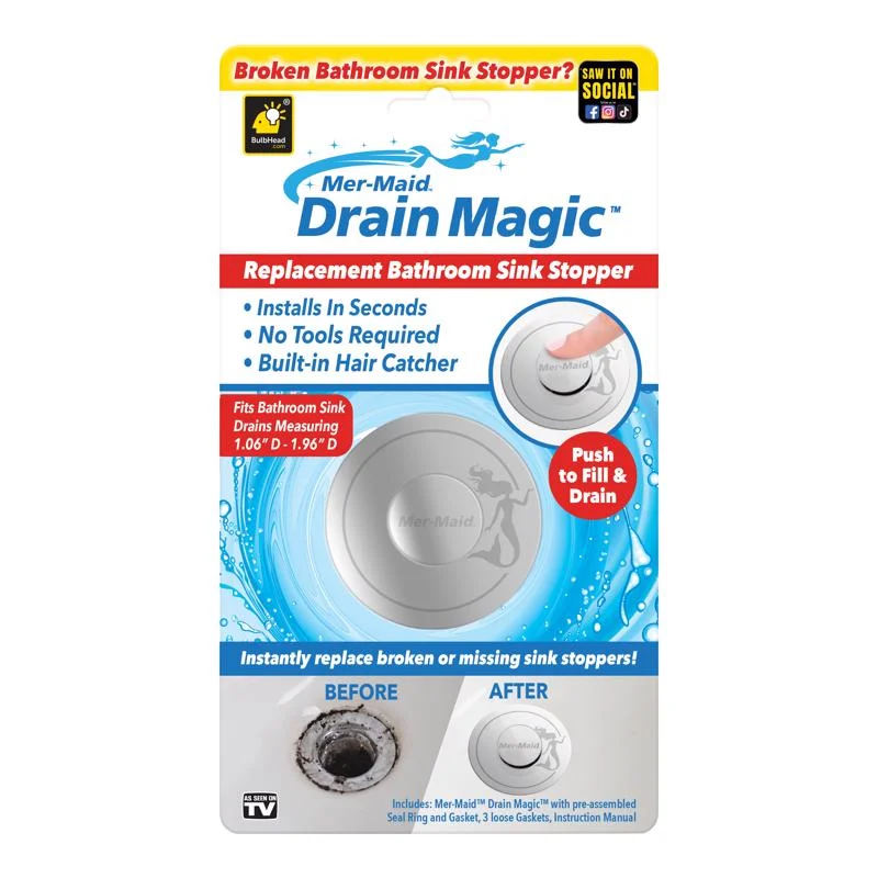 As Seen On TV Mer-Maid Drain Replacement 1 pk