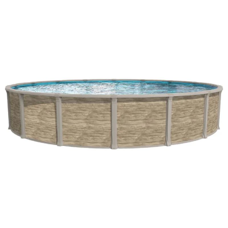 Athena Above-Ground Pool (Aqua Leader / Trendium)- 27 ft Round - Resin - Salt Friendly - 54" Wall - Hybrid