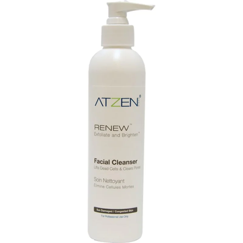 ATZEN RENEW - Exfoliate and Brighten - Facial Cleanser / 8 oz Professional Back Bar