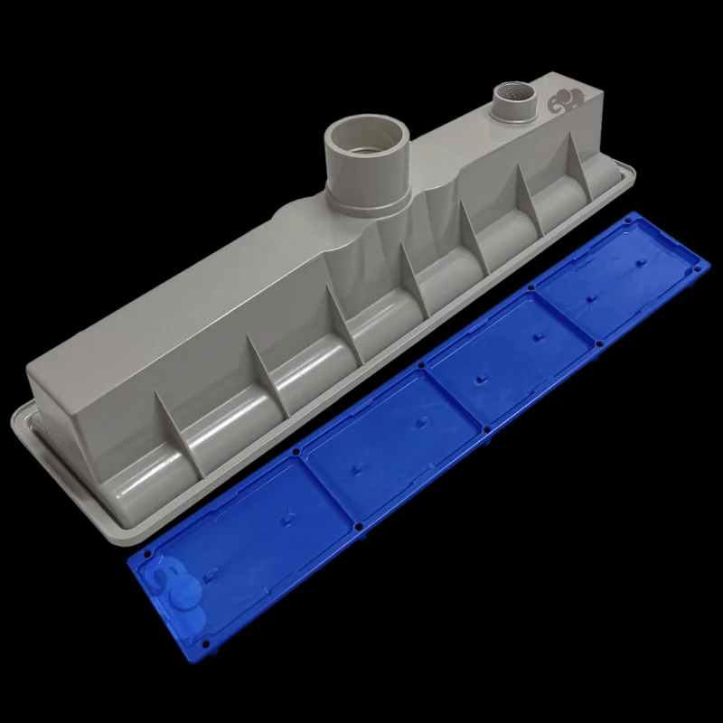 AVSC Single Pebble Top Channel Drain Dark BluePentair A&A InFloor | 288106