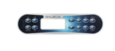 Balboa ML900 4 Pumps Overlay 11806 12 Button