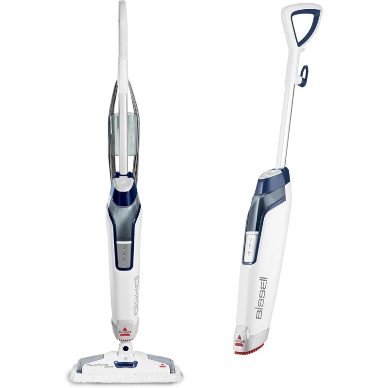 Bissell PowerFresh Deluxe 1806 Steam Mop for Tile, Hardwood & Sealed Floors w/Builtin SpotBoost Brush, Fast 30Second WarmUp, Variable Steam Levels, Fresh Scent Discs Compatible