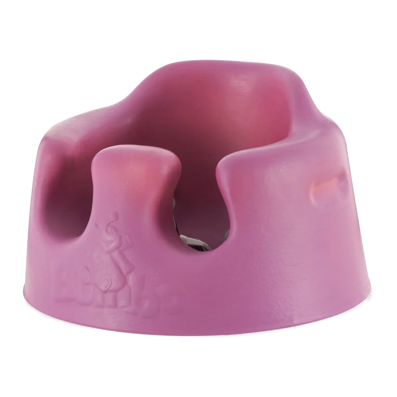 Bumbo Baby Infant Soft Floor Seat with 3 Pt Adjustable Harness, Grape