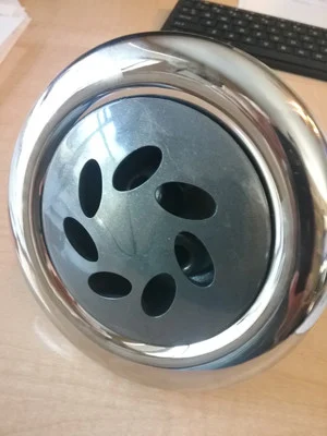 BWG 5 Inch Stainless Metallic Gray 28526 MG Covered Dual Spin Lifestream