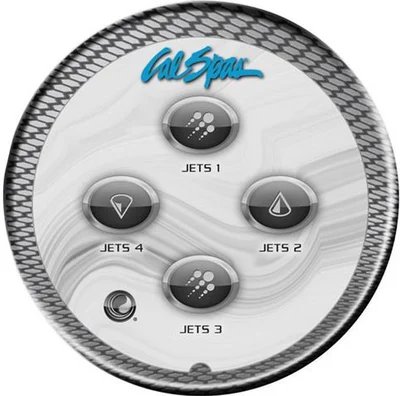 Cal Spas Round Aux Panel 4 Button ELE09002070 Topside 2015