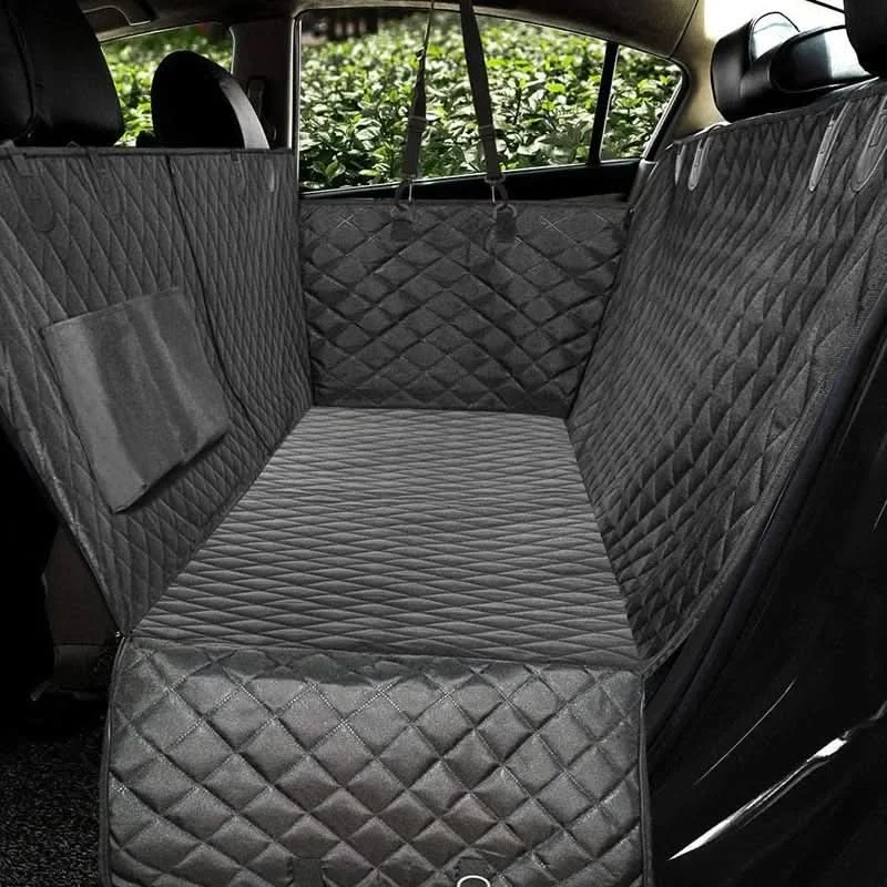 CarCompanion | Waterproof Car Seat Protector for Dogs with Non-Slip Design | Comfortable Cover for Travel Black