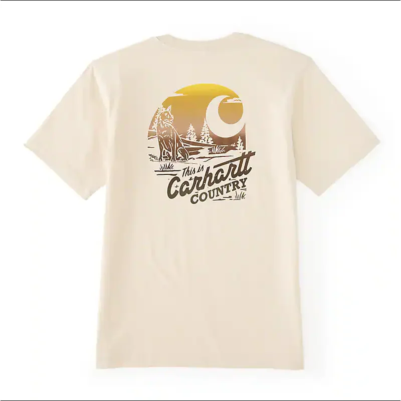 Carhartt Irvine Relaxed Country T-Shirt (Oat Milk) Size XL