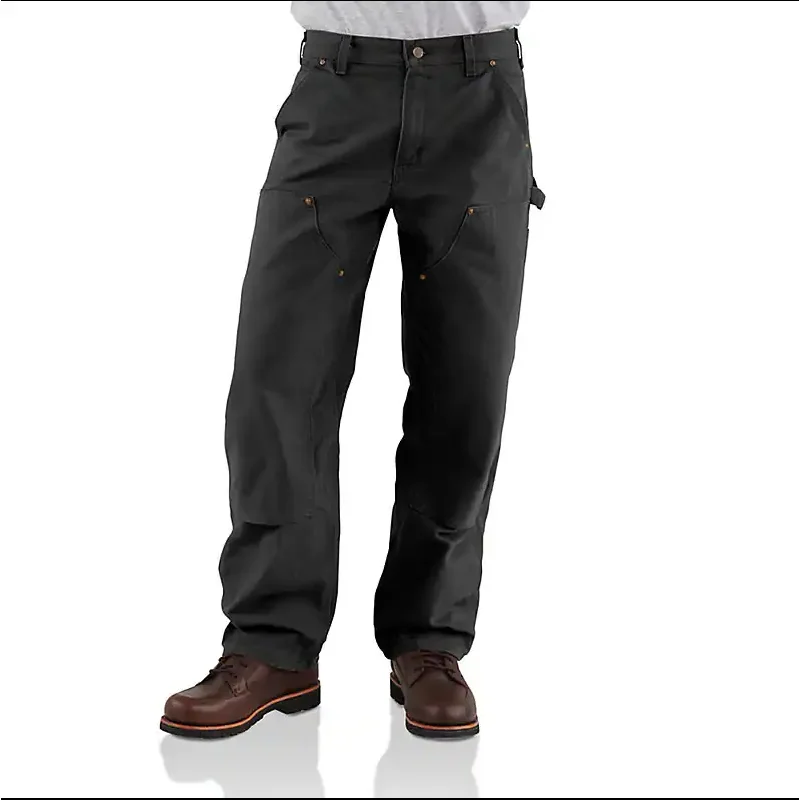 Carhartt Loose Straight Washed Duck Double-Front Dungaree BLK