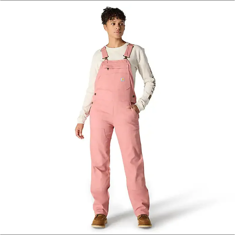 Carhartt Women's Ashland Bib Overall (Rose Tint) Size MS