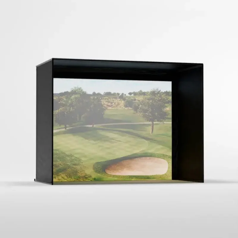Carl's Place DIY Golf Simulator Enclosure Kit with Premium Impact Screen 8x10.5 | Model: gekc2-pm-8x10-5x5