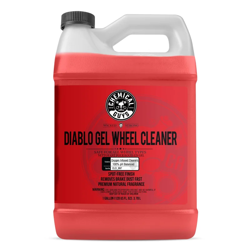 Chemical Guys CLD_997 Diablo Gel Oxygen Infused Foam Wheel and Rim Cleaner, Concentrated (Safe on All Wheel & Rim Finishes), for Cars, Trucks, SUVs, Motorcycles, RVs & More 128 fl oz (1 Gallon)