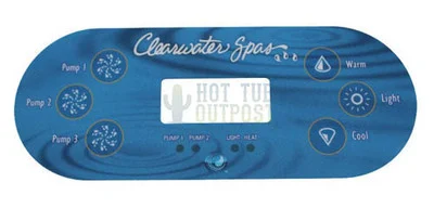 Clearwater Spa TP600 Overlay 12925 3 Pumps