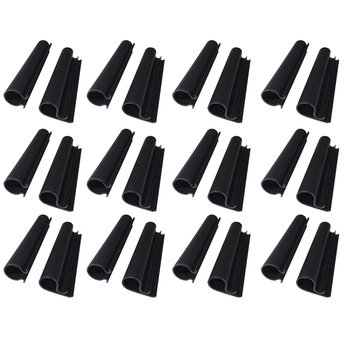 Gladon Company Two Part Cover Loc Clips - 5", Bag of 12